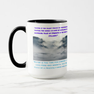winter seasonal comfort mug