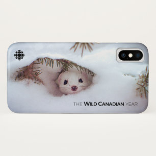 Winter - Short-Tailed Weasel iPhone X Case
