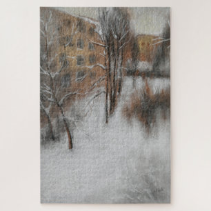 Winter Silence by the Window Jigsaw Puzzle