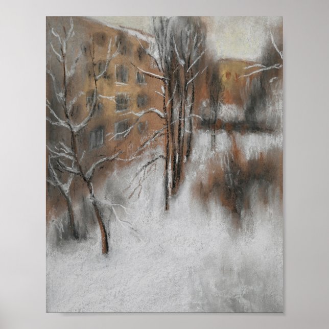 Winter Silence by the Window Poster (Front)