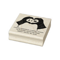 Winter Ski Gloves Hands Heart Shape Return Address