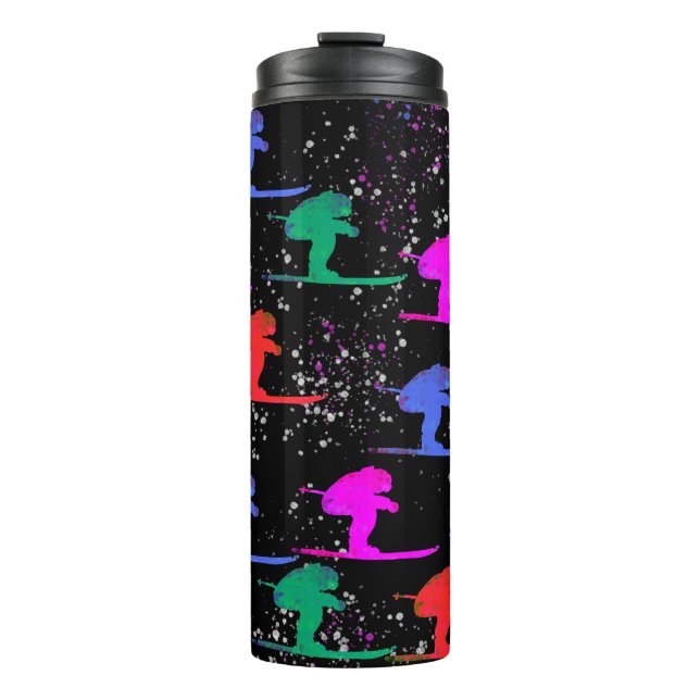 WINTER SKIER THERMAL TUMBLER (Front)