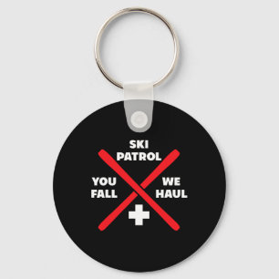 Winter Skiing Patrol Games Shirts And Hoodies Ski Key Ring