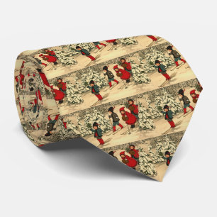 Winter Skiing Tie