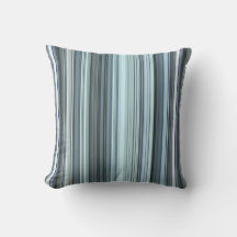 Winter Sky Aqua Blue Stripe