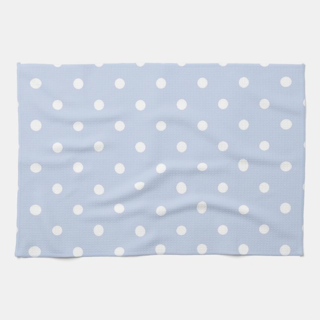 Winter Sky Blue Tea Towel (Horizontal)