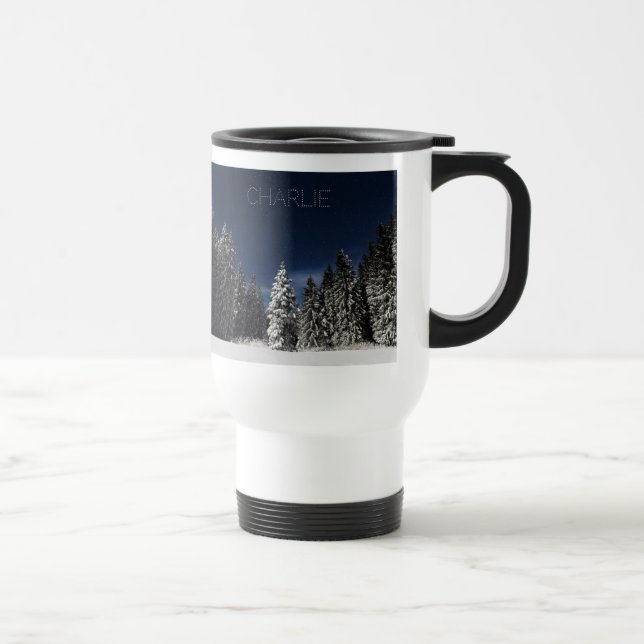 Winter Sky custom text mugs (Right)