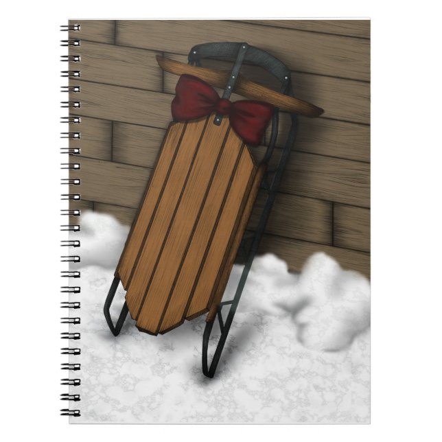 Winter Sled Notebook (Front)