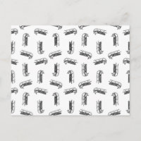 Winter Sled Pattern CUSTOM BACKGROUND COLOR