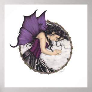 Winter Sleep Fairy Poster