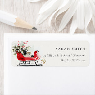 Winter Sleigh Its Cold Outside Neutral Address