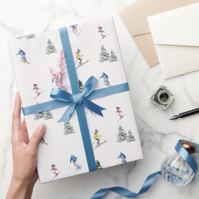WINTER SLOPES Holiday Wrapping Paper (Gifting)