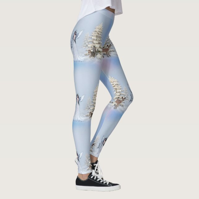 Winter Snow Angel  Leggings (Right)