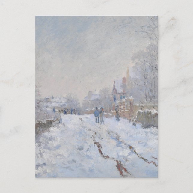 Winter Snow at Argeteuil Postcard (Front)