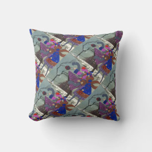 WINTER SNOW / BEAUTY FASHION  COSTUME DESIGNER CUSHION