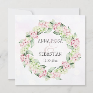 *~* Winter Snow Berry AR12 Boho QR RSVP Wedding Invitation