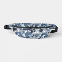 Winter Snow Blue Camouflage, Military, Army