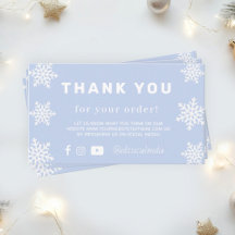 Winter Snow Business Card