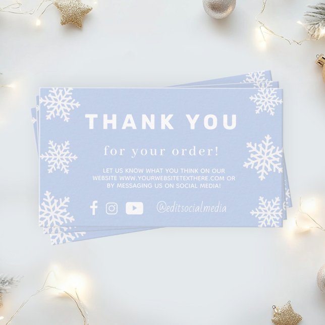 Winter Snow Business Card (Creator Uploaded)