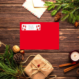 Winter Snow Christmas Red Bauble Festive Wedding