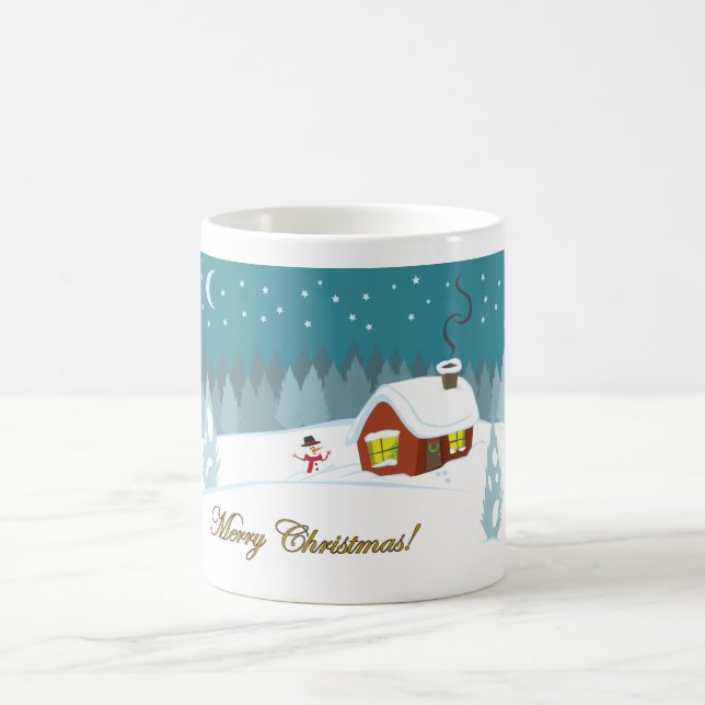 Winter Snow Coffee Mug (Center)