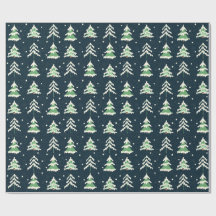 Winter Snow Evergreen Trees