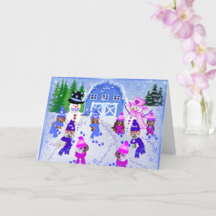 Winter Snow Greeting Card