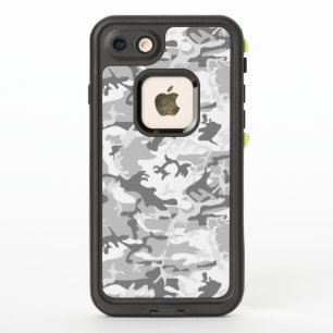 Winter Snow Grey Camouflage, Military, Army