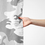 Winter Snow Grey Camouflage, Military, Army Scarf<br><div class="desc">Elegant,  stylish and sophisticated winter snow camouflage pattern in grey and white colour. Modern and trendy gift,  perfect for the military lover in your life.</div>