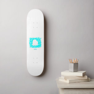 Winter Snow Heart Skateboard