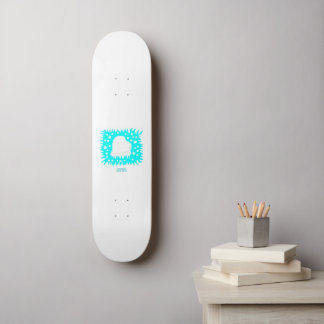 Winter Snow Heart Skateboard
