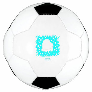 Winter Snow Heart Soccer Ball