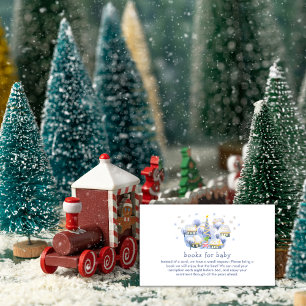 Winter Snow It Take A Village Books Baby Shower Enclosure Card