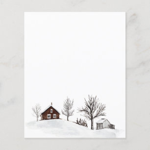 Winter Snow Landscape Deer