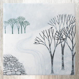 Winter Snow Landscape Tile