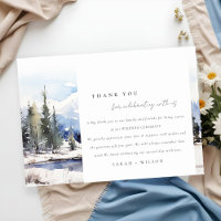  Winter Snow Mountain Ski Landscape Wedding