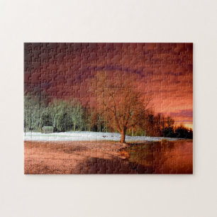 Winter Snow New Jersey. Jigsaw Puzzle