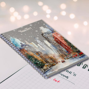 Winter Snow Notebook