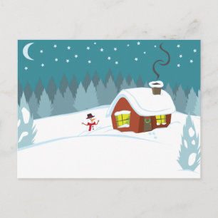 Winter Snow Postcard