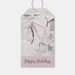 Winter Snow Scene Holiday Gift Tags