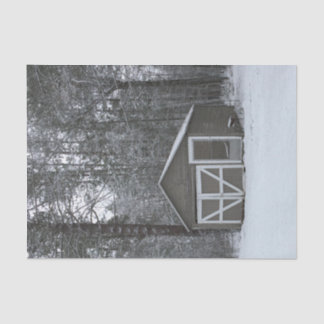 Winter Snow Scene Tissue Paper