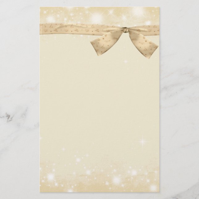 Winter Snow stationary Stationery (Front)