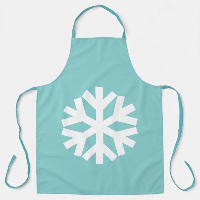 Winter snowflake apron (Front)