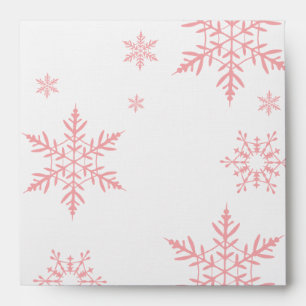 Winter Snowflake Baby Shower Envelope