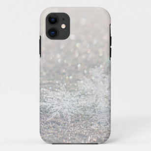 Winter Snowflake Bokeh Bling Case-Mate iPhone Case
