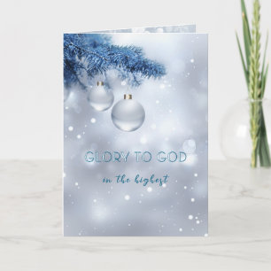 Winter Snowflake Christmas Card