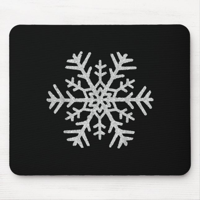 Winter Snowflake Christmas Xmas Costumes Men Women Mouse Mat (Front)