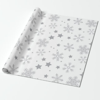 Winter Snowflake Gift Wrapping Paper