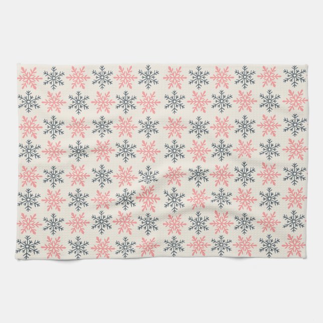 Winter Snowflake Kitchen Towels (Horizontal)