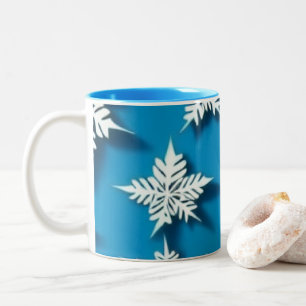 Winter Snowflake Mug Cosy Christmas Mug